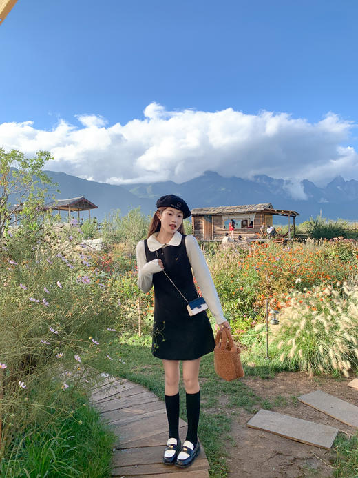 <曾小咸推荐>3.17现货秒杀 ！微信超特价！小香风毛呢背心连衣裙 日常189.99 立减100 秒杀89.99！！娃娃领针织衫秒杀69.99！ 商品图4