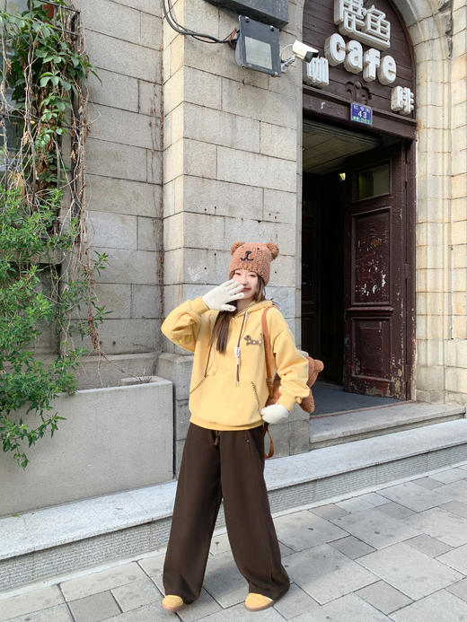 <曾小咸推荐>2.9现货秒杀 ！微信超特价！撞色边加绒连帽卫衣 日常219.99 立减130 秒杀89.99！！ 商品图8