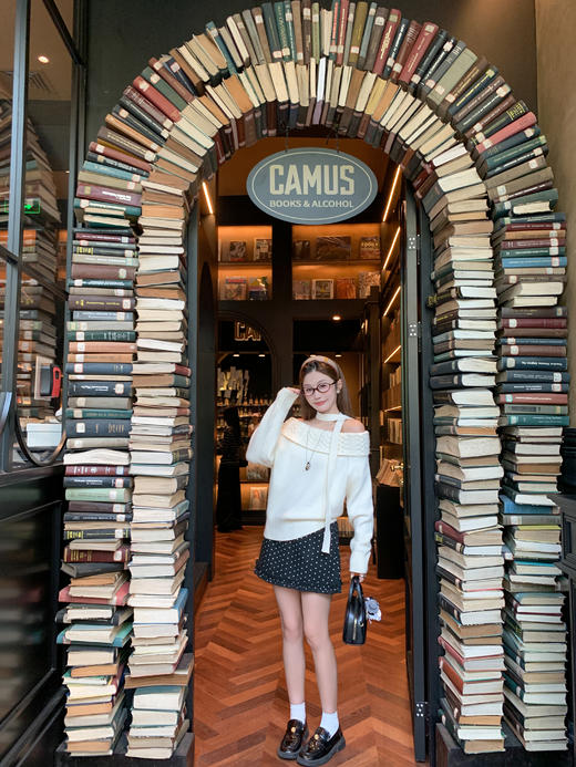 <曾小咸推荐>2.11现货秒杀 ！微信超特价！韩系一字肩毛衣 日常169.99 立减80 秒杀89.99！！ 商品图8