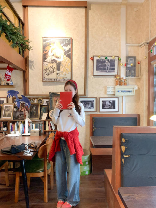 <曾小咸推荐>2.11现货秒杀 ！微信超特价！韩系刺绣加绒长袖t恤 日常139.99 立减70 秒杀69.99！！ 商品图8