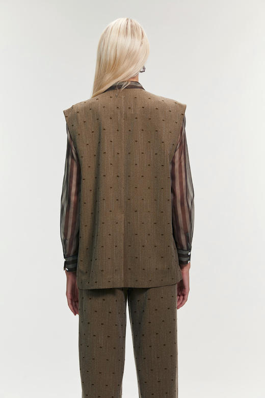 SAFICOO 职场干练 摩登时髦格调马甲 商品图3