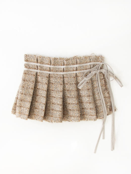 Kaiy Xiao 假面舞会 粗花呢 叠穿裙摆 商品图5