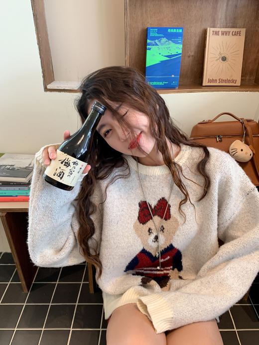 <曾小咸推荐>2.11现货秒杀 ！微信超特价！可爱小熊毛衣 日常159.99 立减60 秒杀99.99！！ 商品图5