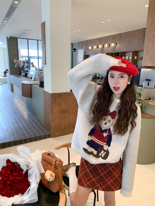 <曾小咸推荐>2.11现货秒杀 ！微信超特价！可爱小熊毛衣 日常159.99 立减60 秒杀99.99！！ 商品图13