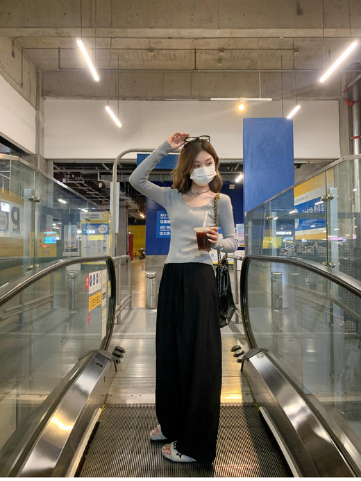 <曾小咸推荐>2.12现货秒杀 ！微信超特价！3色针织圆领打底衫 日常109.99 立减50 秒杀59.99！！ 商品图9