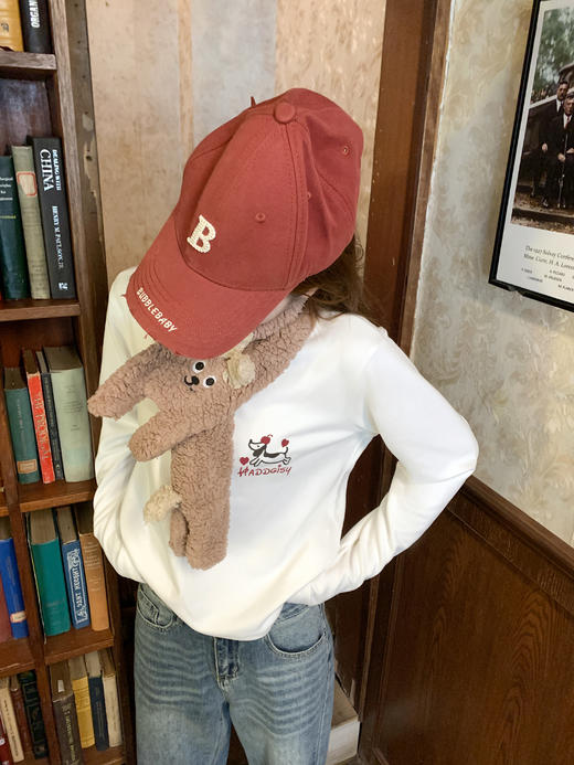 <曾小咸推荐>2.11现货秒杀 ！微信超特价！韩系刺绣加绒长袖t恤 日常139.99 立减70 秒杀69.99！！ 商品图11