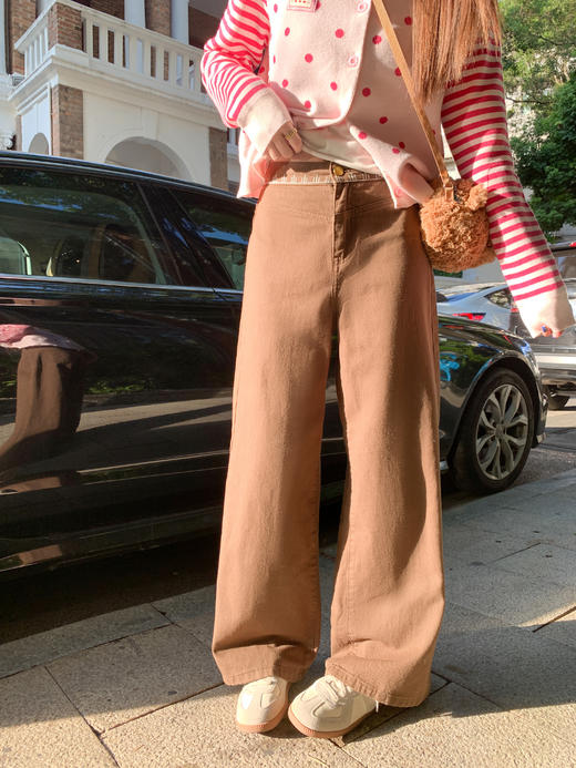 <曾小咸推荐>2.11现货秒杀 ！微信超特价！韩系撞色波点针织开衫 日常209.99 立减120 秒杀89.99！！ 商品图5