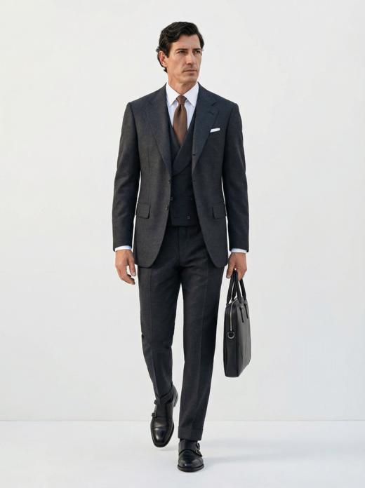 「68款可选」Hardy Minnis QZ² Super 150's 澳洲美丽诺羊毛全麻衬套装 商品图1