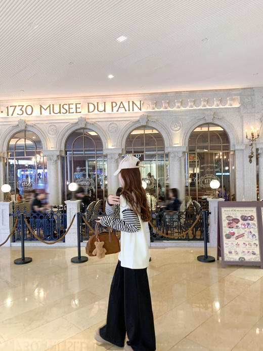 <曾小咸推荐>2.10现货秒杀 ！微信超特价！韩系印花条纹针织长袖 日常159.99 立减80 秒杀79.99！！ 休闲裤  秒杀79.99！！ 商品图10