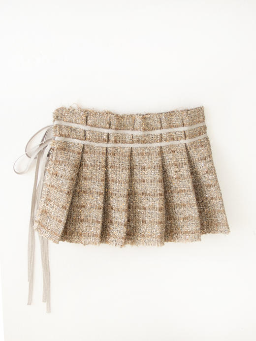 Kaiy Xiao 假面舞会 粗花呢 叠穿裙摆 商品图6