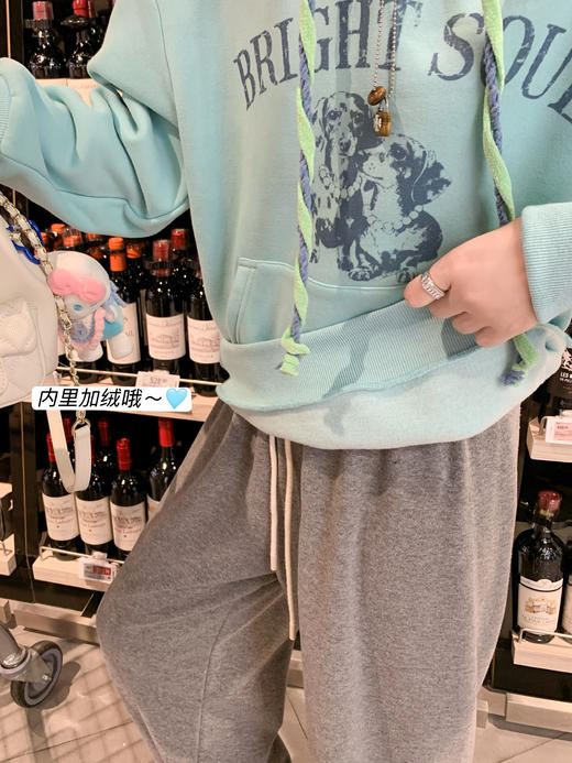 <曾小咸推荐>2.10现货秒杀 ！微信超特价！小狗印花连帽加绒卫衣 日常219.99 立减130 秒杀89.99！！ 商品图12