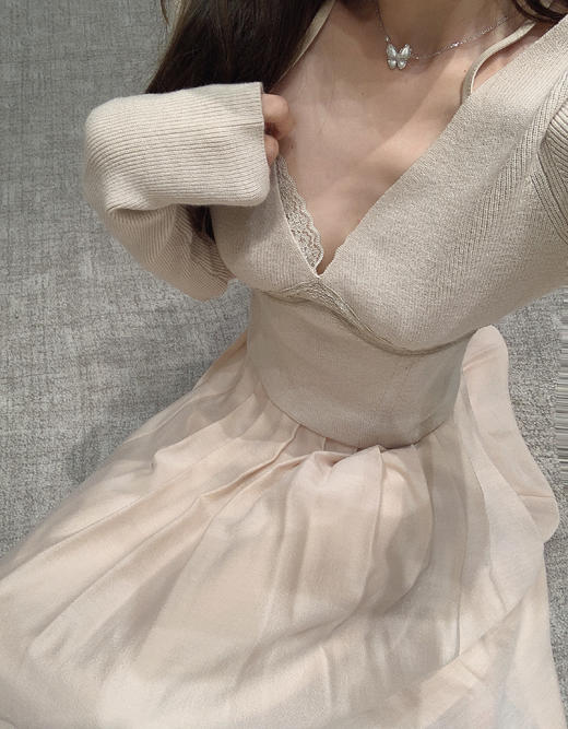 金蘑菇菇 记录今秋第一次心动 /blumarin蕾丝打底 商品图1