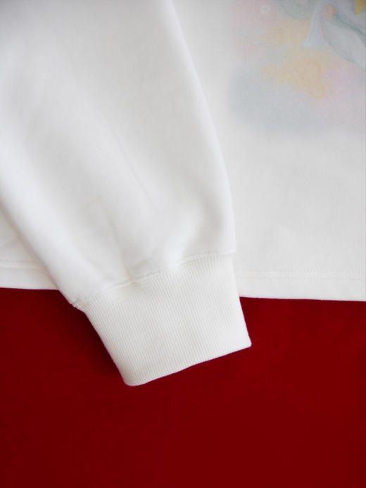 Kaiy Xiao 兔耳美人鱼印花加绒卫衣 商品图5