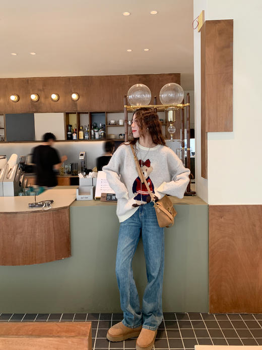 <曾小咸推荐>2.11现货秒杀 ！微信超特价！可爱小熊毛衣 日常159.99 立减60 秒杀99.99！！ 商品图11