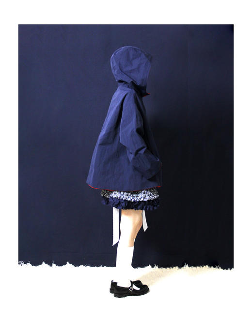 Kaiy Xiao 防水两面穿小红帽外套（附赠蝴蝶结） 商品图1