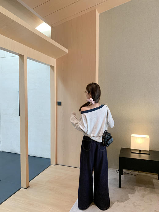 <曾小咸推荐>3.16现货秒杀 ！微信超特价！韩系小狗印花露肩针织衫 日常149.99 立减60 秒杀89.99！！ 商品图9