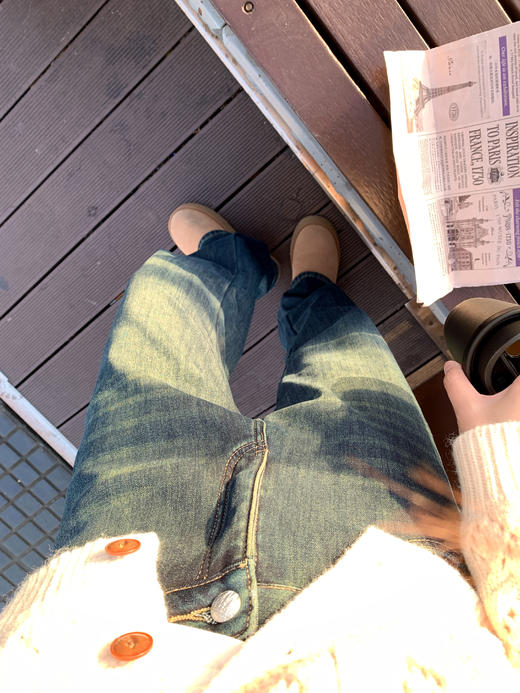 <曾小咸推荐>2.11现货秒杀 ！微信超特价！复古直筒窄版加绒牛仔裤 日常209.99 立减110 秒杀99.99！！刺绣花朵开衫 秒杀89.99！皮毛一体外套 秒杀149.99！！ 商品图5