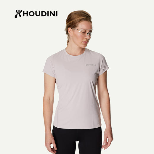 HOUDINI胡丁尼Pace Air Message空速宣言女户外26夏新跑步短袖T恤 840072 商品图0