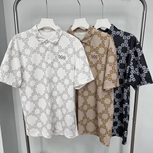 GGG高尔夫 男女同款 GGG印花短袖Polo衫 吸水速干防紫外线 商品图0