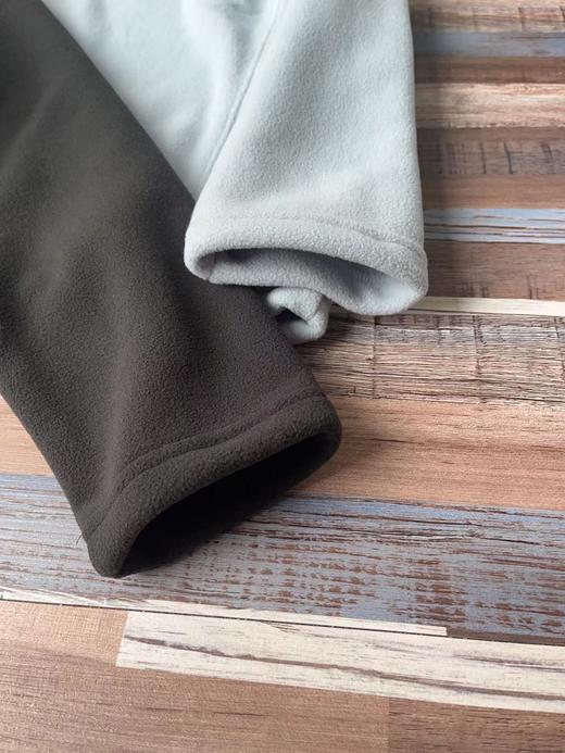 F013023摇粒绒拉链半开领男士休闲上衣薄款抓绒衣 商品图9