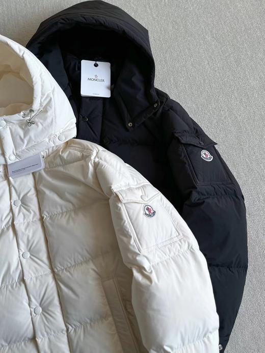 F013021纯色徽标宽松短款长袖舒适透气羽绒服男女同款 商品图2