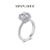 【预售】ShiningHouse[培育] 18k金钻石戒指 圆钻形1.5克拉钻人工真钻人造钻石K金戒指时尚钻石戒指悦己送礼臻选【此商品不支持7天无理由退货退款】预计3日发货 商品缩略图2
