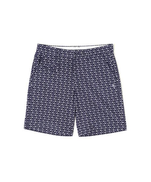 PEARLY GATES 男士高尔夫 TEXBRID格子短裤 球和球杆图案印花 商品图7