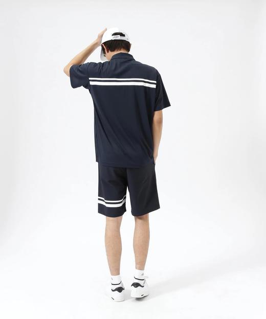 Jack Bunny 高尔夫男士 线条logo印花速干透气polo领短袖衬衫 商品图8