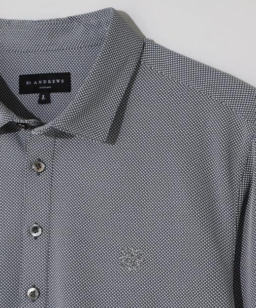 St ANDREWS高尔夫男士 阳离子复古刺绣长袖Polo衫 速干透气 商品图6