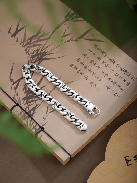 子佩集【锐意锋芒】银S999手链【SL01285】仿古男士仿古2601 商品图2