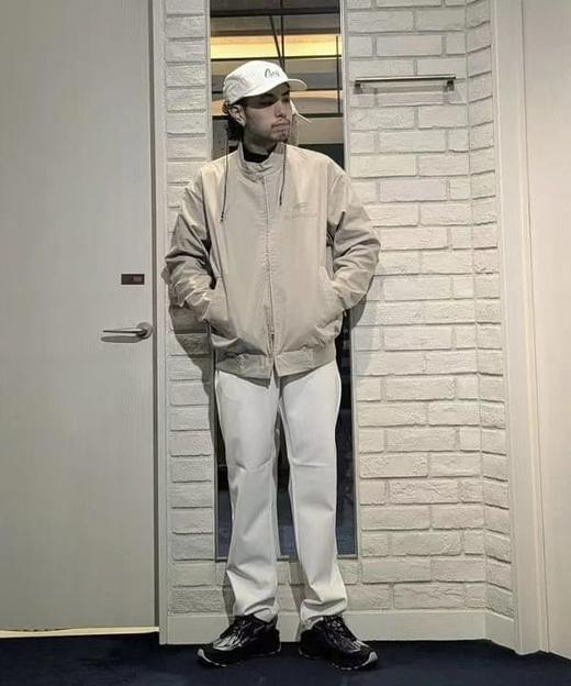 BEAMS 高尔夫 男款 橙标系列防水按扣立领摆动弹力全拉链夹克外套 商品图5