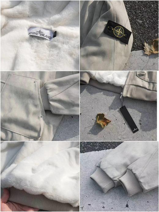 F013015新款“一件过冬”1500g仿水貂毛大理石座山雕连帽棉服 商品图13