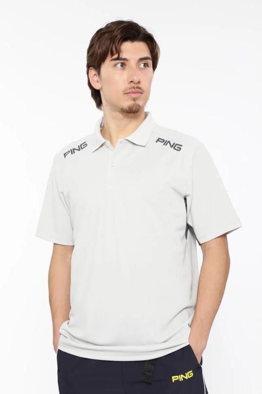 PING 高尔夫 男士 运动休闲网眼透气短袖Polo衫 商品图3
