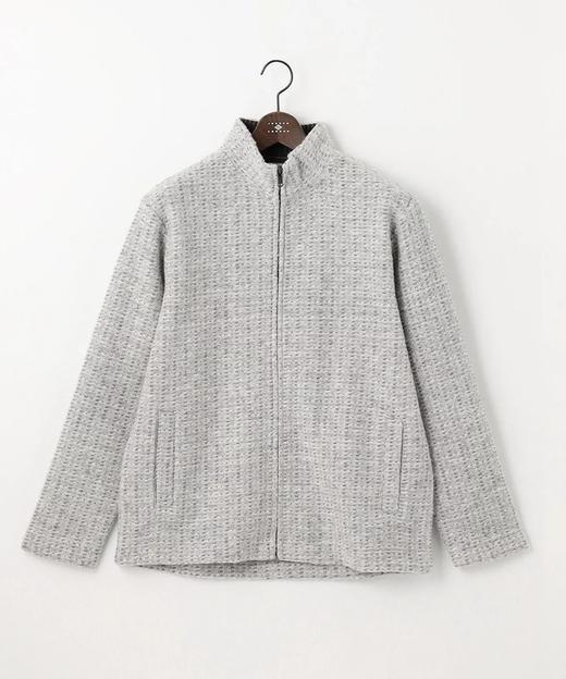 JOSEPH ABBOUD 男款 羊毛混纺蟒纹绒立领夹克外套  轻量保暖 商品图3