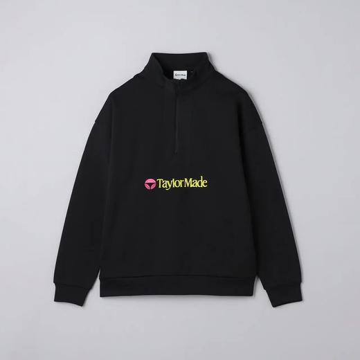 Taylormade 男女同款秋冬 经典字母LOGO刺绣立领半拉链长袖卫衣 商品图9
