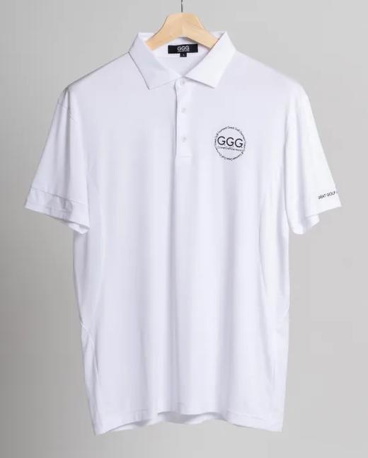 GGG 高尔夫男士 字母logo短袖polo衫 轻薄透气吸水速干 商品图1