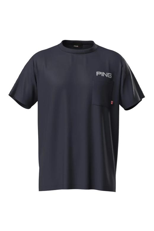 PING 男士高尔夫 夏季 logo口袋短袖T恤 弹力透气 商品图7