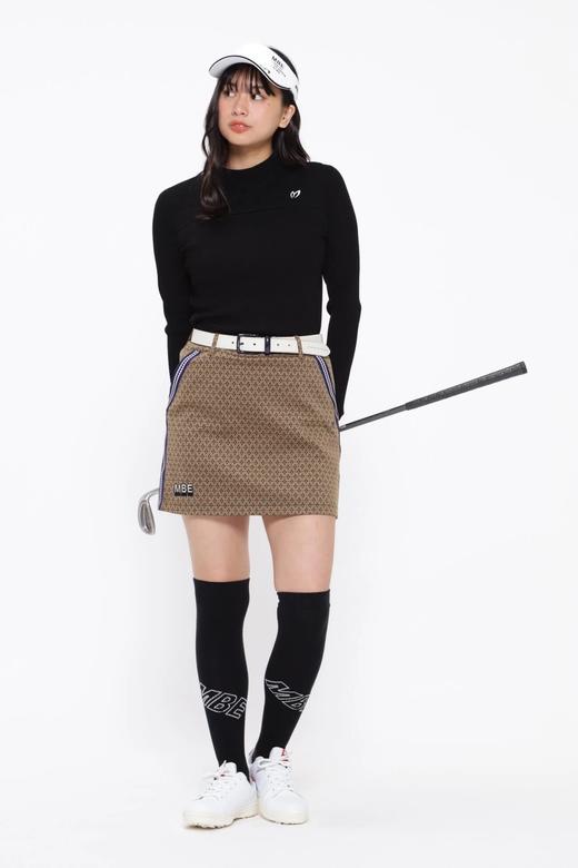 Master Bunny  高尔夫女士 侧边线条新款潮流刺绣提花半身裙 商品图0