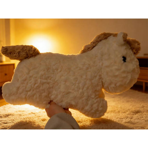 吉祥物暖手抱枕小马新年装饰客厅沙发靠垫小马抱枕-纪念日百货门店同款169147374 商品图2