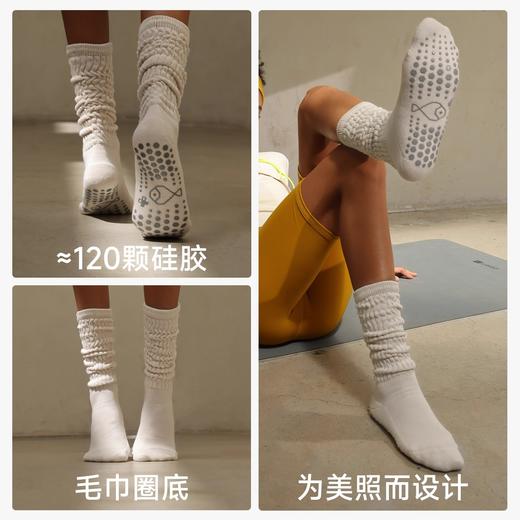 【59元任选2件】【小鱼加加】2026新款高筒普拉提堆堆袜瑜伽袜女专业防滑 商品图3