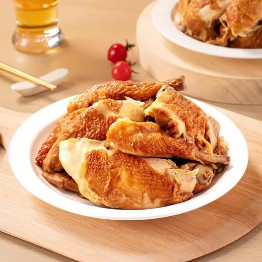 [新品上线]年货吉礼德州扒鸡保鲜传承1956华北柴鸡双味礼盒（五香味600g+藤椒味500g） 商品图1