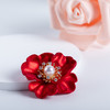 海水AK珍珠红花胸针吊坠8-9mm 商品缩略图1