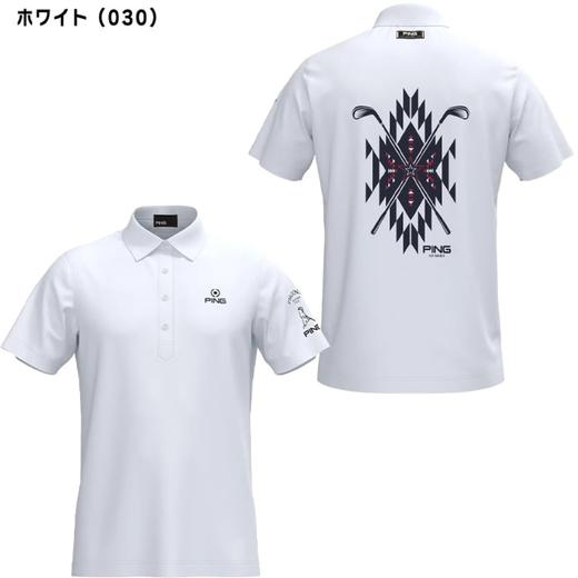 PING 高尔夫男士 夏季网眼透气 运动休闲polo领短袖T恤 商品图10