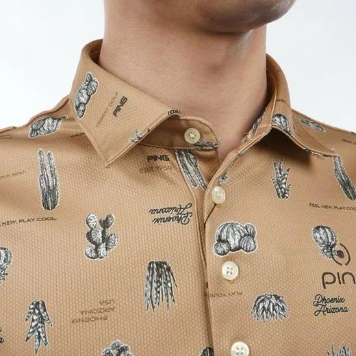 PING高尔夫男士仙人掌图案速干短袖 Polo 衫 商品图8