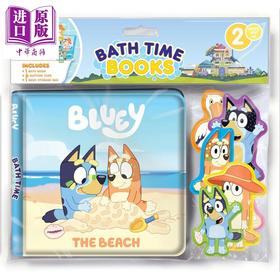 预售 【中商原版】洗澡书 小蓝狗布鲁伊 Bbc Bluey Bathtime Book (Eva) 英文原版 幼儿洗澡绘本 卡通动画 进口亲子童书 2岁以上