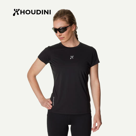 HOUDINI胡丁尼Pace Air Message空速宣言女户外26夏新跑步短袖T恤 840072 商品图4