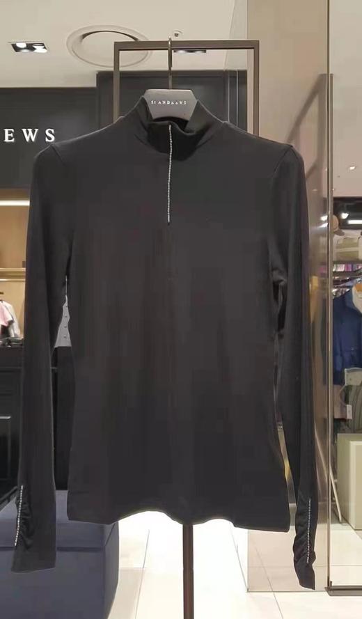 ST秋冬女士立领钻边设计韩版爆款外穿打底，面料亲肤有弹力，修身设计显瘦绝绝子！W121961-26 商品图4