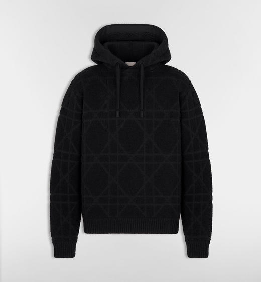 DR-S（男装）藤格纹毛织连帽毛衣 商品图0