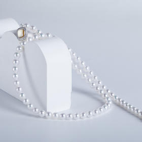 日本真科研天然淡水极光SK级瑰丽珠5~6MM