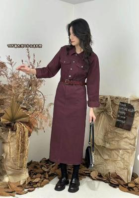 L47005#色布连衣裙